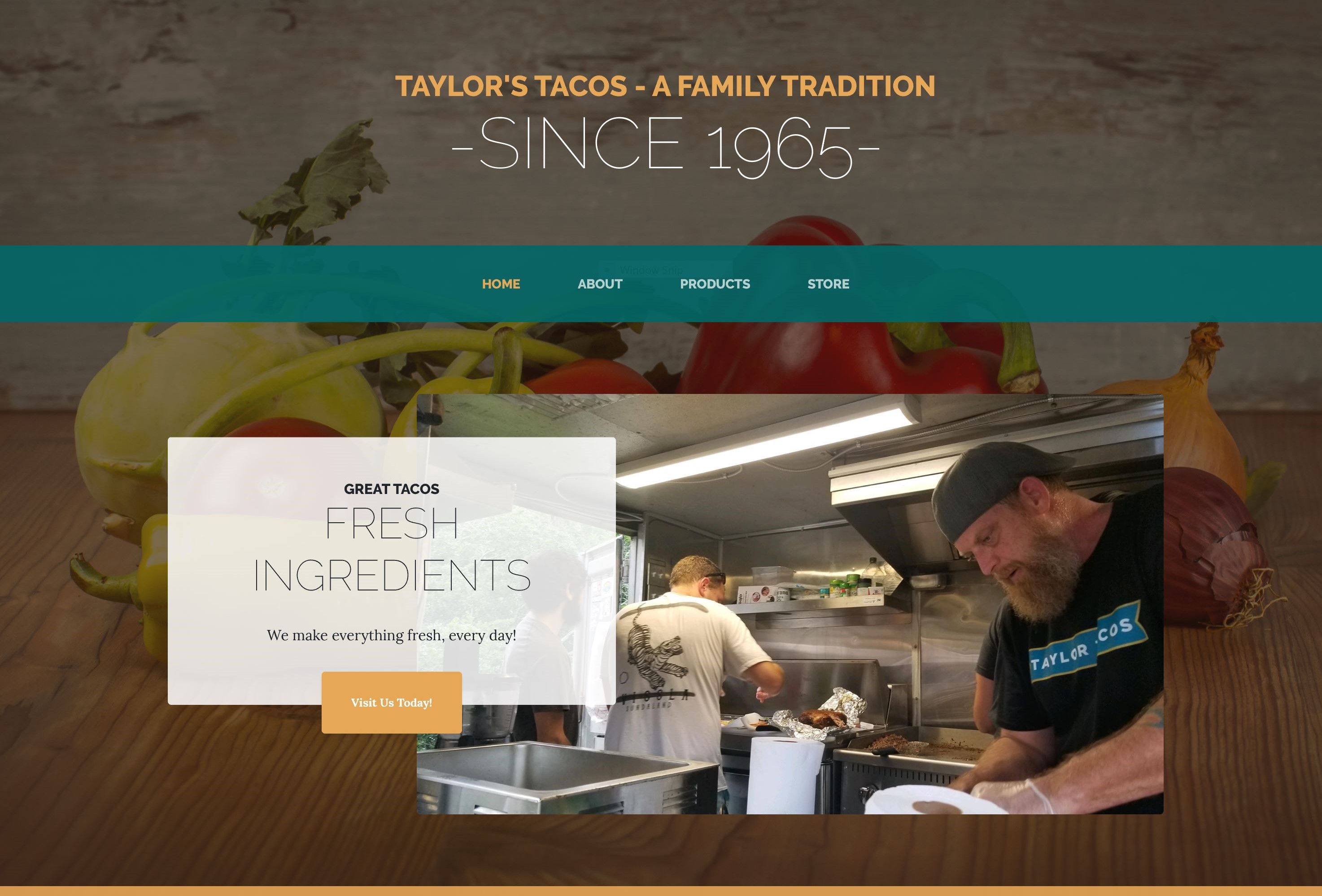 Taylor's Tacos Website
